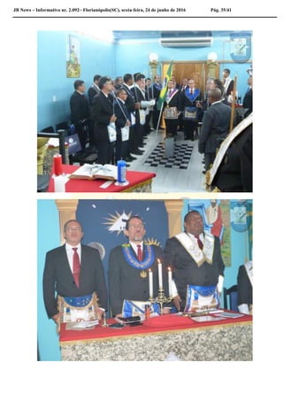 JB News – Informativo nr. 2.092– Florianópolis(SC), sexta-feira, 24 de junho de 2016 Pág. 35/41
 