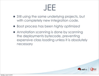 JEE
                    • Still using the same underlying projects, but
                        with completely new integr...