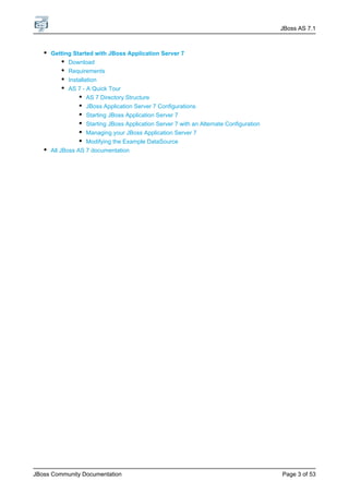JBoss started guide | PDF
