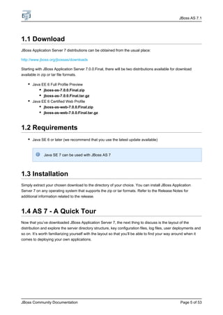 JBoss started guide | PDF
