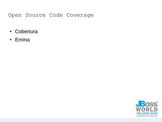 Open Source Code Coverage Cobertura Emma 
