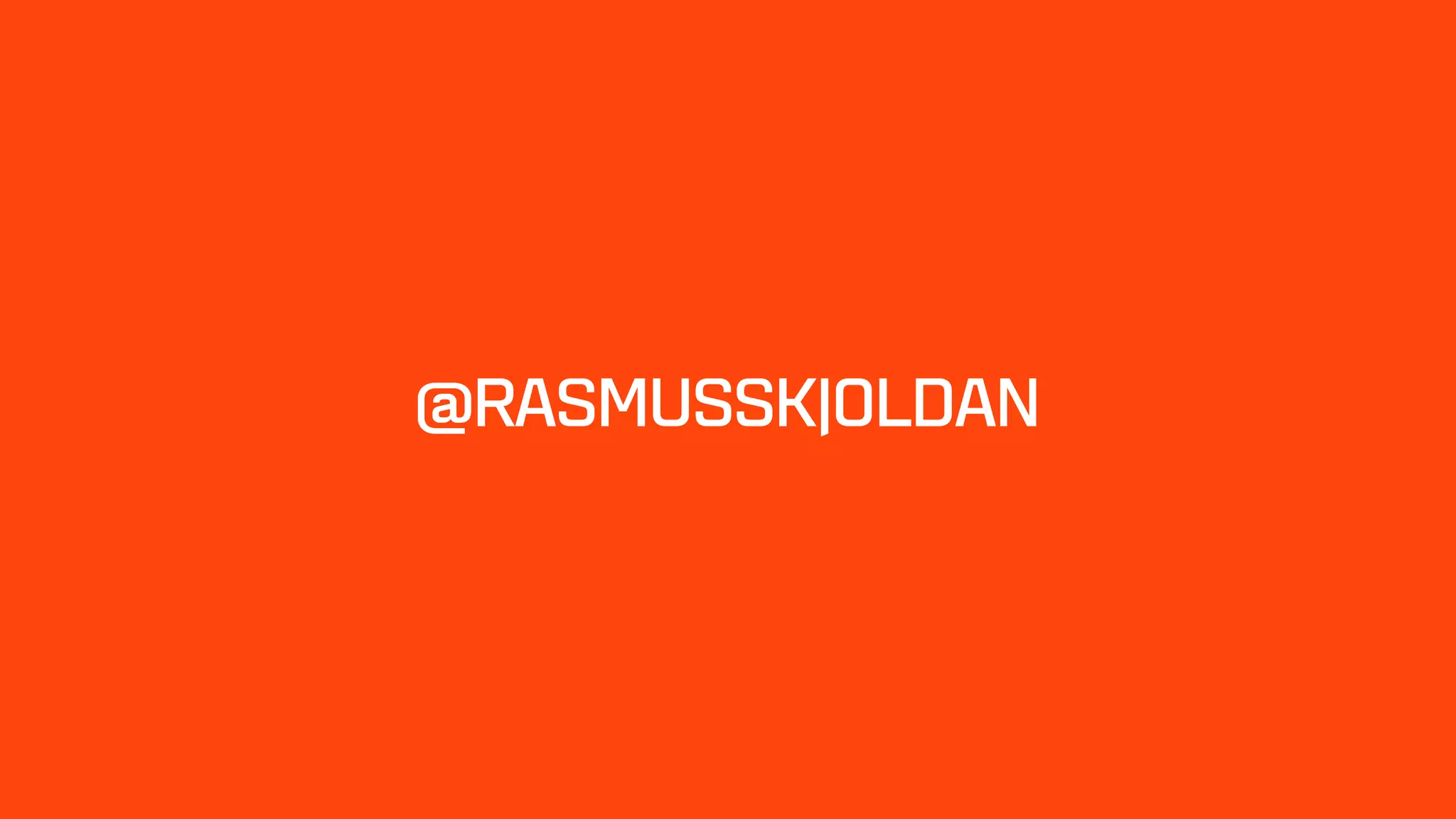 @RASMUSSKJOLDAN
 