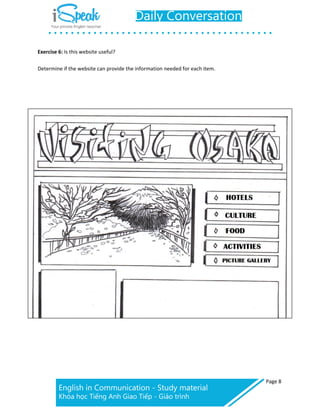 Page 8
Exercise 6: Is this website useful?
Determine if the website can provide the information needed for each item.
 