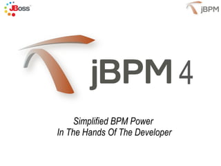 Simplified BPM Power  In The Hands Of The Developer 4 