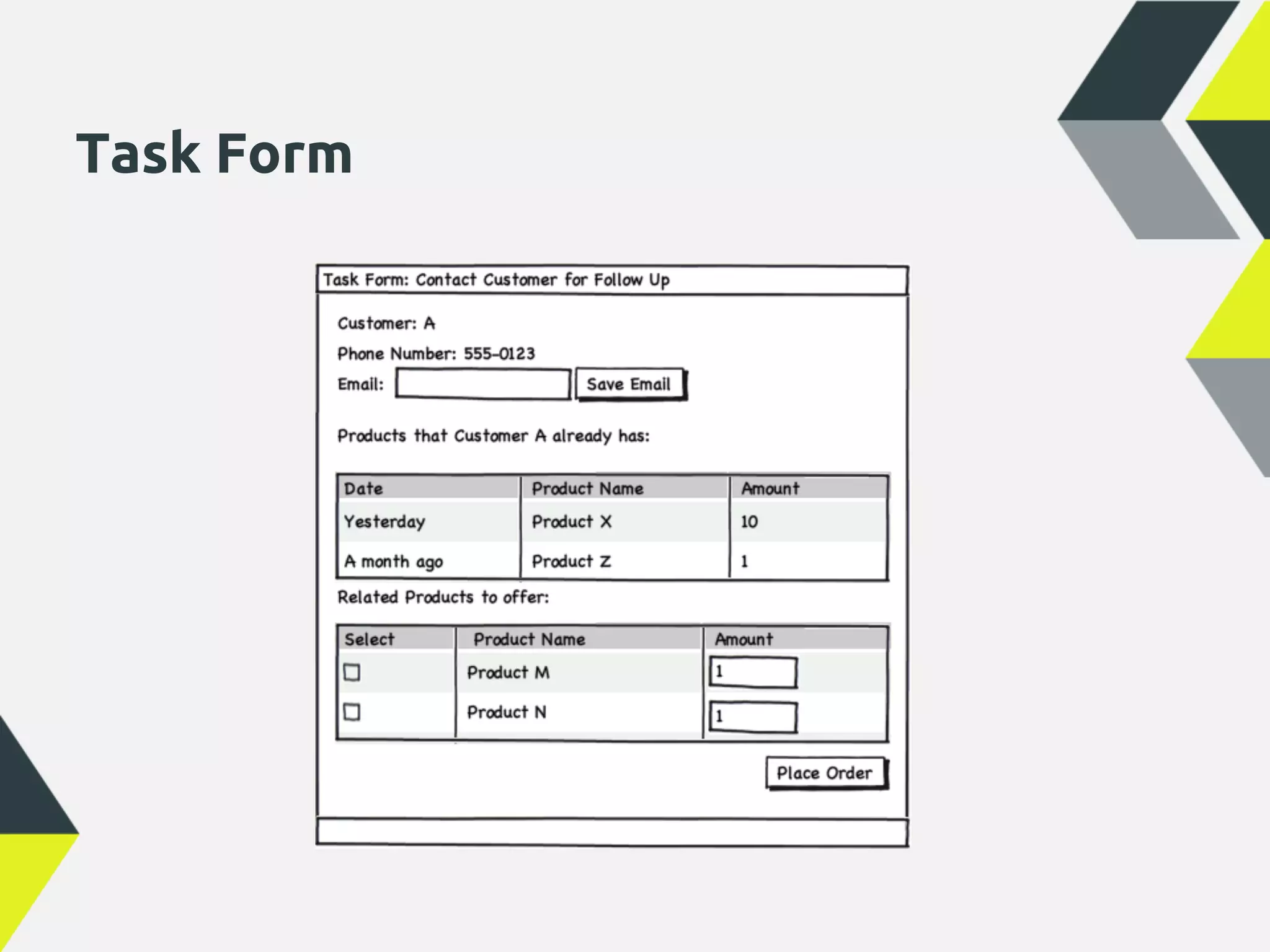 Task Form
 