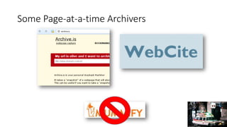 Some Page-at-a-time Archivers
25
 