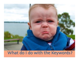 What do I do with the Keywords?
 