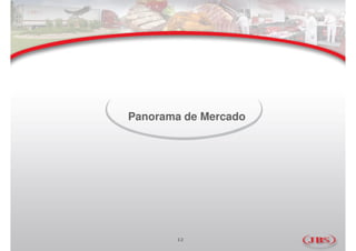 Panorama de Mercado




       12
 