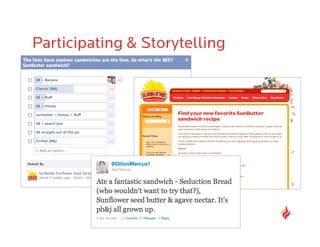 Participating & Storytelling
 
