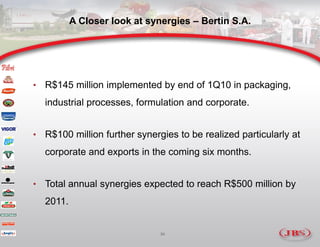 Jbs Presentation 4 Q09 | PDF