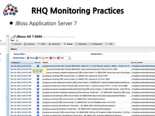 JBoss Community's Application Monitoring Platform