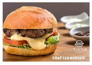 CRAFTED BURGER
~
 