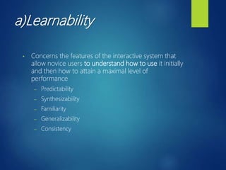 Learnability Examples HCI Chapter_2.ppt