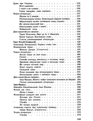 Українська література 7 клас  В. Цимбалюк 