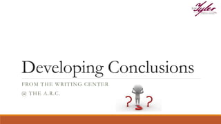 Conclusions | PPSX