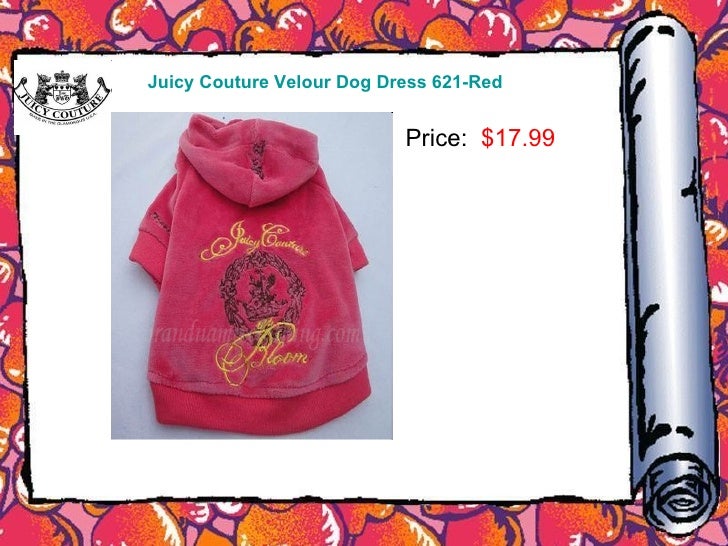 juicy couture dog tracksuit