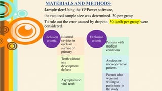 Clinical Evaluation Of Bioactive Resin‑modified Glass Ionomer And ...