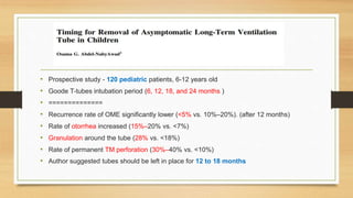  Retrospective study of 126 pediatric patients
 Two groups: patients <7 years old (N = 67) and aged ≥7 years (N = 59)
 