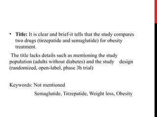 tirzepatide weight loss semaglutide comparison tirzepatide vs semaglutide weight loss comparison study Semaglutide vs  Tirzepatide, which is better for you?