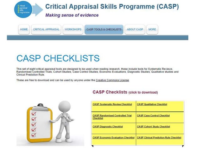 Critical appraisal of a journal article | PPTX | Medical Health