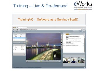 TrainingVC – Software as a Service (SaaS)
Training – Live & On-demand
 
