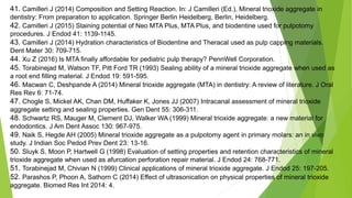 Mta Rsetting Reaction MTA USE IN PEDIATRIC DENTISTRY: LITERATURE REVIEW | PPTX