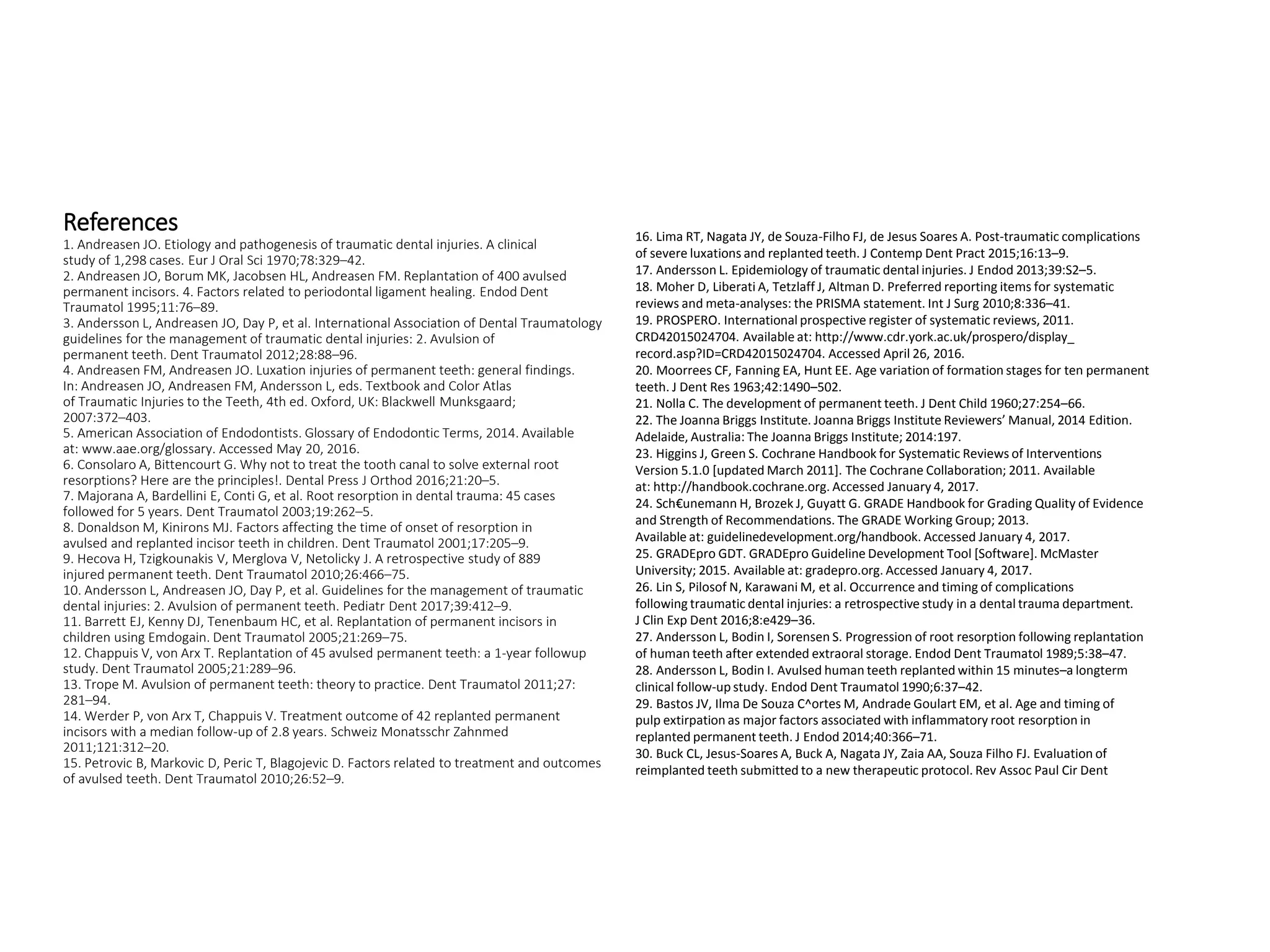 incidence of root resorption; Journal club | PPTX
