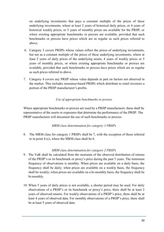 ESMA PRIIPS KID Regulatory Technical Standards (Final draft 31/03/2016 ...