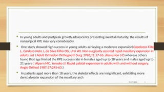 Microimplant assisted rapid palatal expansion vs surgically assisted ...