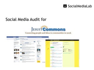 Social Media Audit for
 