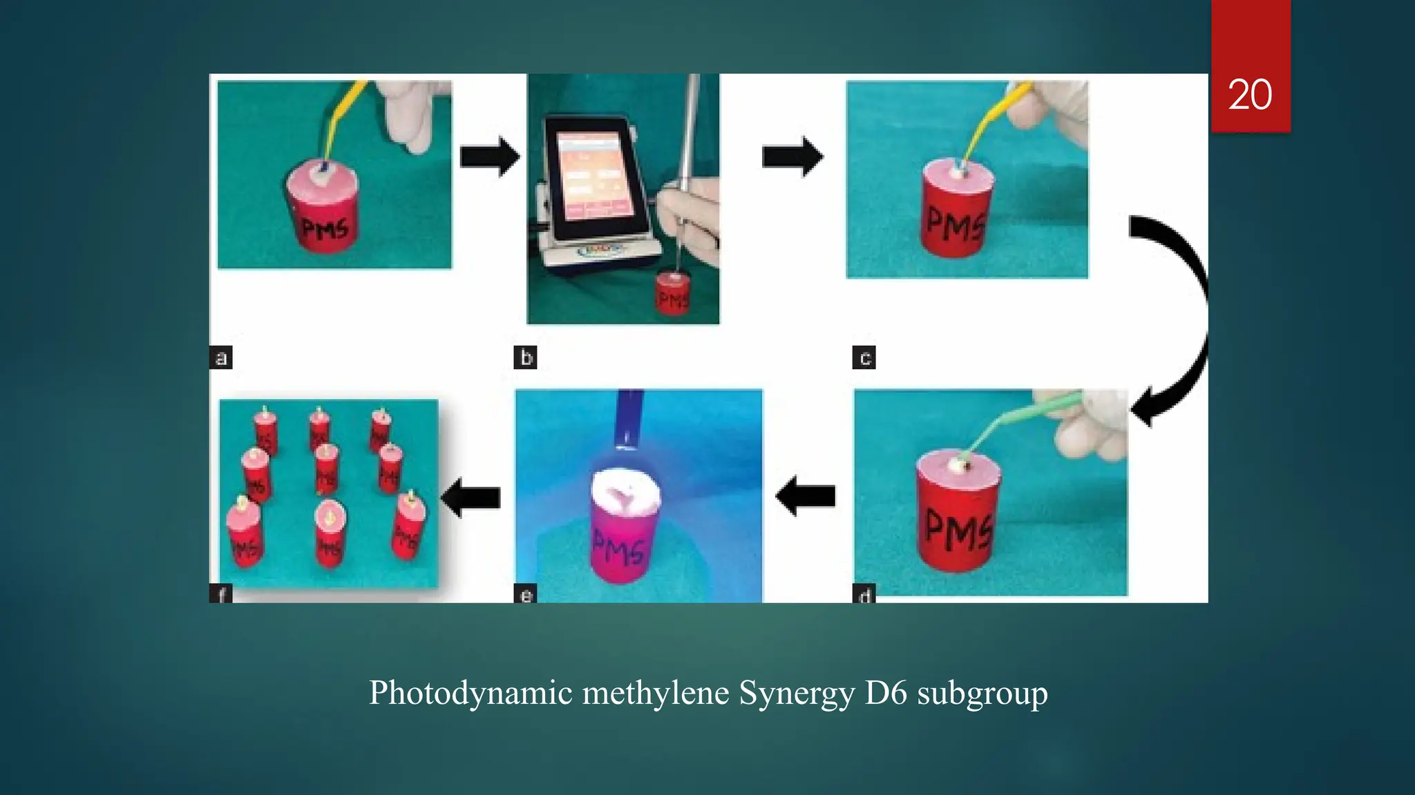 20
Photodynamic methylene Synergy D6 subgroup
 