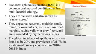 Minor Ras Ulcers JC .pptx