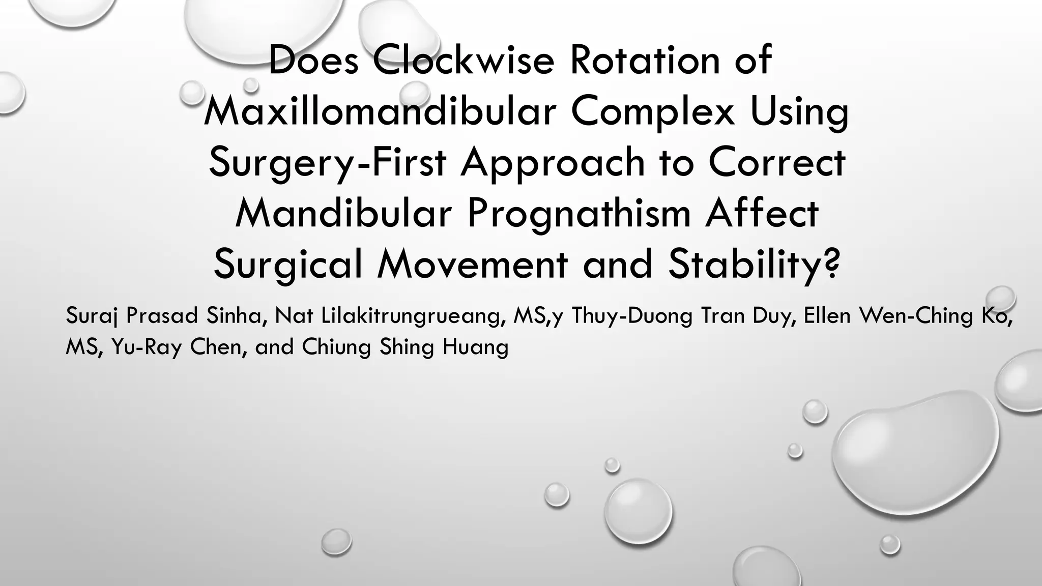 Does Clockwise Rotation of Maxillomandibular Complex Using Surgery ...