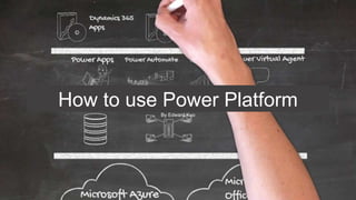 How to use Power Platform
By Edward Kuo
 