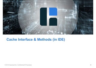© 2016 Hazelcast Inc. Confidential & Proprietary ‹#›
Cache Interface & Methods (in IDE)
 