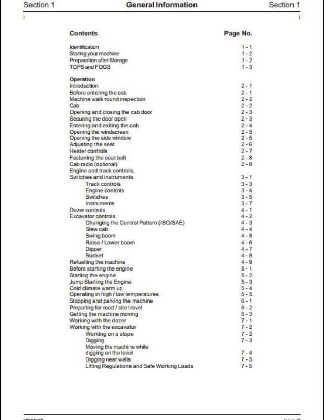 JCB Skid Steer Large Platform Loader Manual