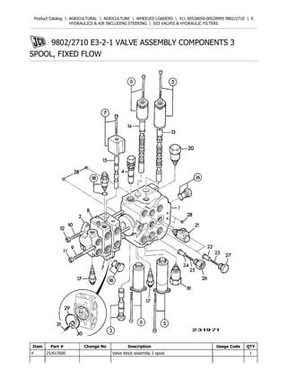 JCB 411 Wheeled Loader Parts Catalogue Manual (Serial Number