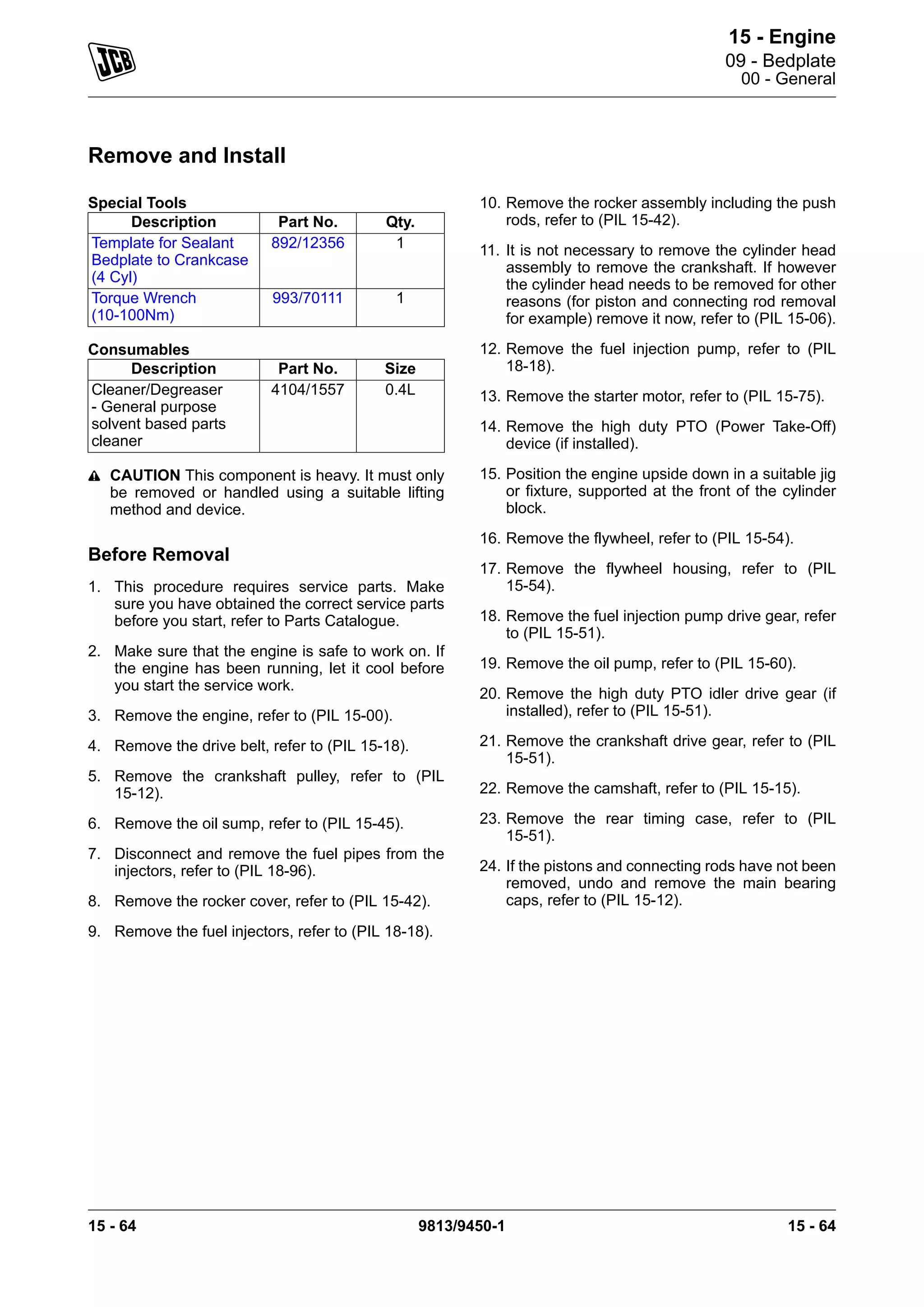 Jcb 510 55 telescopic handler service repair manual (sn 2902000 and up ...
