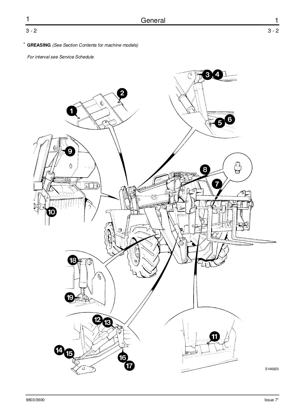 Jcb 525 58 and 525-67 basic servo options telescopic handler service