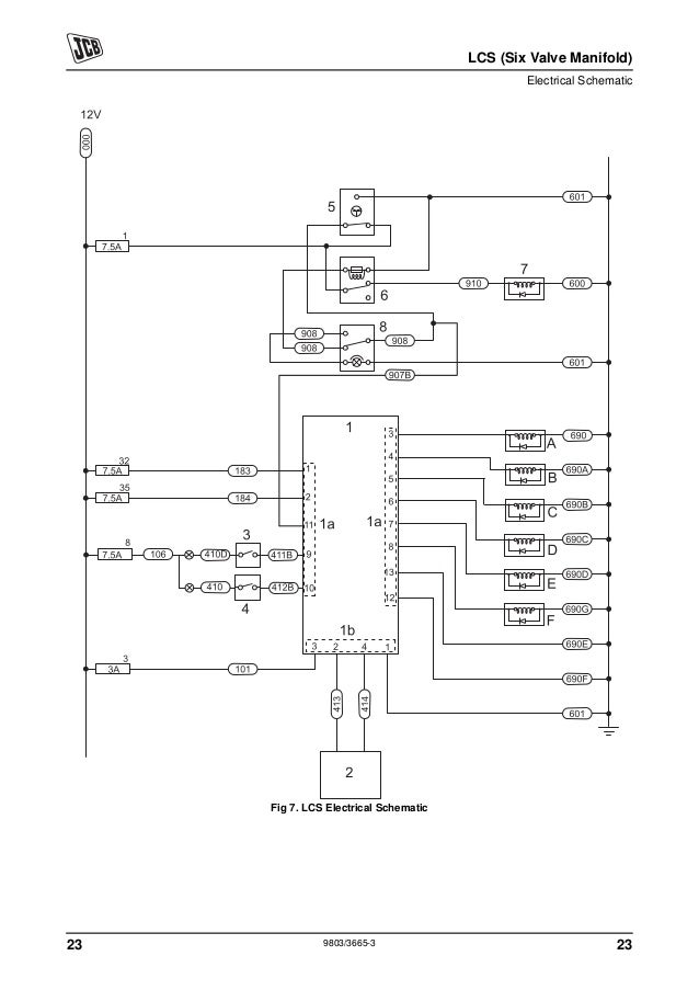 Jcb 540 170 load control (supplement) service repair manual pilot control wiring diagram jcb 