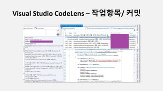 Visual Studio CodeLens – 작업항목/ 커밋
 