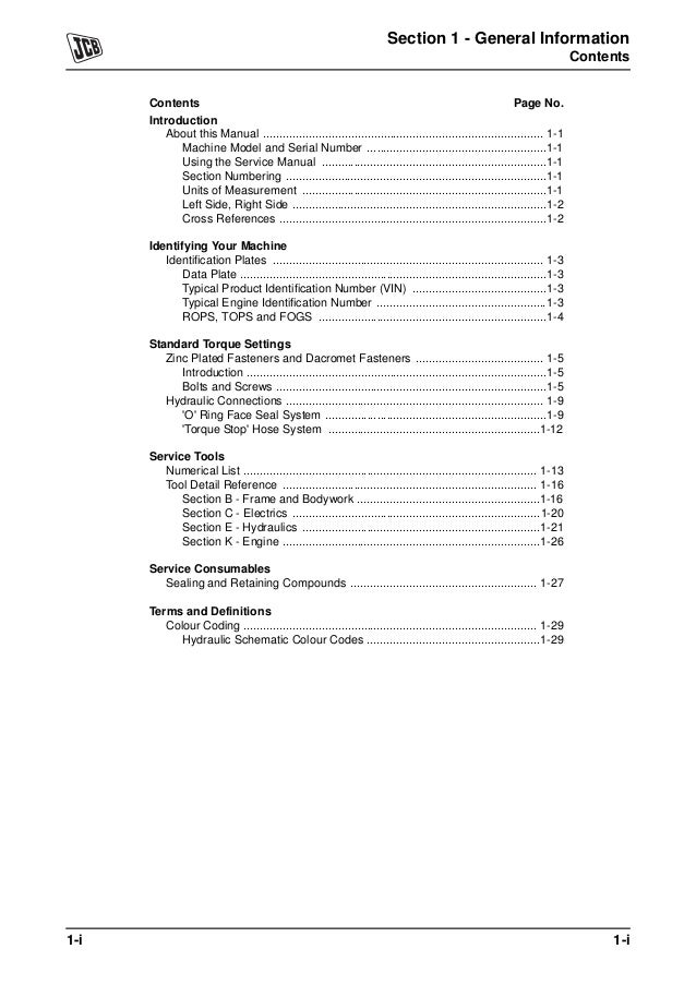 Jcb 8035 z mini excavator service repair manual sn 1230500 onwards