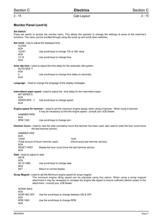 Jcb ams js machines service repair manual | PDF