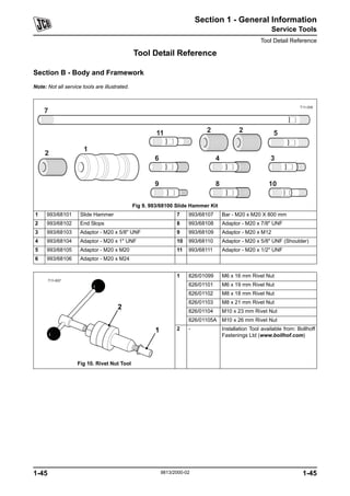 Jcb js81 tracked excavator service repair manual sn 1798936 to 1799936 ...