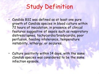 Candida BSI Journal Club | PPT