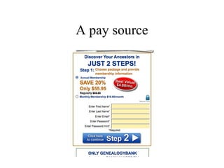 A pay source
 
