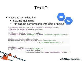 •
• newline-delimited
• file can be compressed with gzip or bzip2
 
