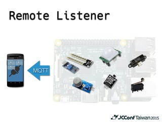 Remote Listener
MQTT
 