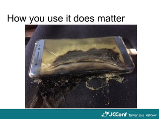 How you use it does matter
 