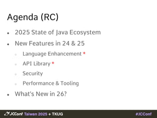 JCConf 2025 - Java 25 LTS in 2025 by Joseph | PDF